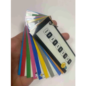 Çarpım Tablosu ve Ritmik Sayma Pvc Kaplı Çift Yön Anahtarlık Şeklinde