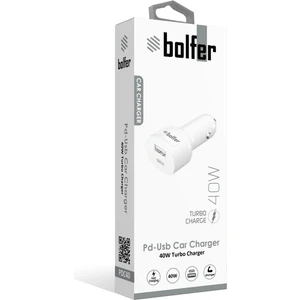 Pd & USB Araç Şarj Soketi 40 W Beyaz