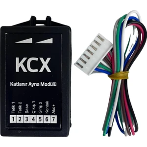 Demir Led Otomatik Katlanır Ayna Modülü (Universal)