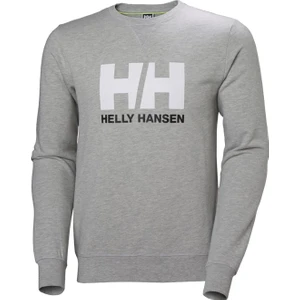 Helly Hansen HH Logo Crew Erkek Gri Yuvarlak Yaka Tişört