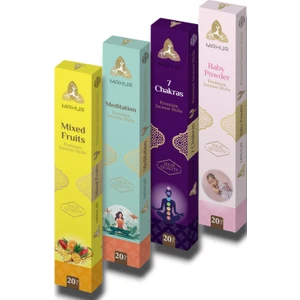 Çok Al, Az Öde, Seç Al, Mahur 4'lü Set Çubuk Tütsü - 80 Çubuk.