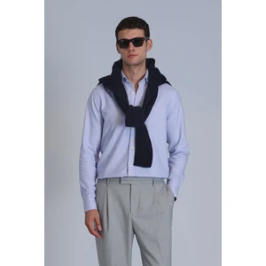 Frederik Erkek Basic Gömlek Slim Fit Açık Mavi