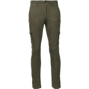 Patiga Cargo Erkek Gabardin Pantolon-Yeşil