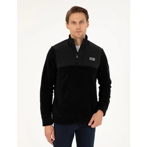 Pierre Cardin Erkek Siyah Regular Fit Sweatshirt 50296910-VR046