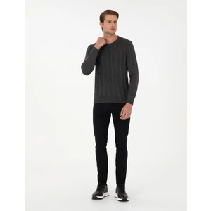 Pierre Cardin Erkek Siyah Slim Fit Jean Pantolon 50299901-Vr046