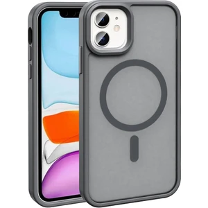 Apple iPhone 11 Magsafe Şarj Özellikli Arka Yüzeyi Mat Frosted Kılıf