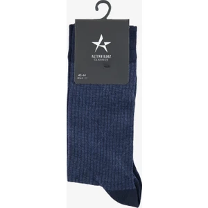 Desenli Bambu Tekli Çorap