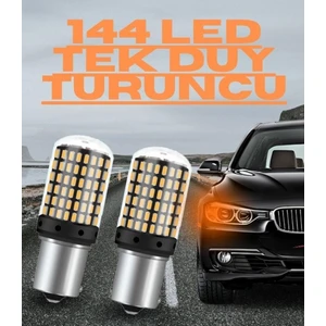 Eraks Car Accesories 144 LED Turuncu LED Sinyal Ampulü  ve 26 LED T10 Beyaz Ampul