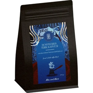 Mim and More Bosphorus Turkish Coffee - Bosphorus Orta Kavrulmuş Harman Türk Kahvesi, 200 Gr