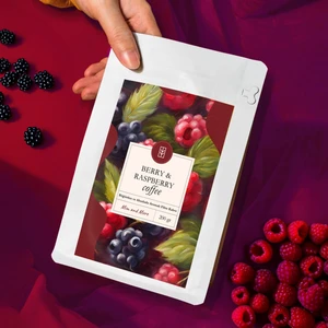 Mim and More Berry & Raspberry Coffee - Böğürtlen ve Ahududu Aromalı Kahve Filtre Kahve, 200 Gr