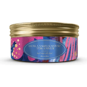 Mim and More Decaf Mastic Gum Turkish Coffee - Kafeinsiz Damla Sakızlı Türk Kahvesi, 150 Gr