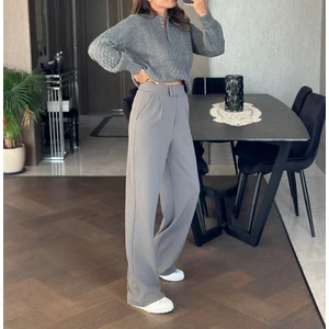 Lux Women Luxwommen Cırtlı Palazzo Cepli Salaş Pantolon- Eşofman