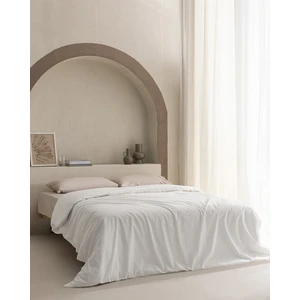 Madame Coco Manon Tek Kişilik  Pamuk Ranforce Düz Nevresim - Beyaz