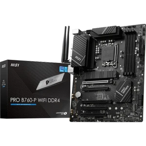 Msı PRO B760-P WIFI DDR4 Intel B760 Soket 1700 DDR4 5333(OC)MHz ATX Gaming (Oyuncu) Anakart