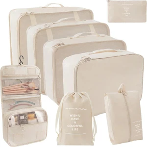 8 Parçalı Seyahat Valiz Düzenleyici Organizer (Yurt Dışından)