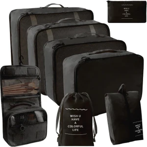 8 Parçalı Seyahat Valiz Düzenleyici Organizer (Yurt Dışından)