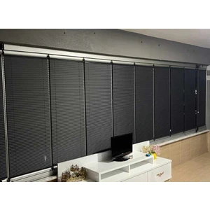 Plised Home Katlanabilir Cam Balkon Plise Perde Antrasit