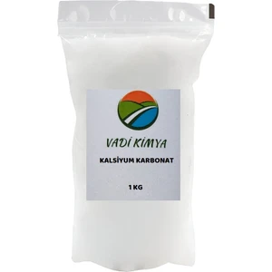Vadi Kimya Kalsiyum Karbonat Tebeşir Tozu Kireç Taşı 1 kg