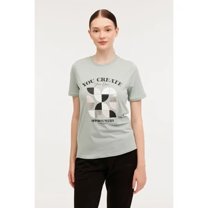 Wl Sırıa 11SS307 4pr Mint Kadın Kısa Kol T-Shirt