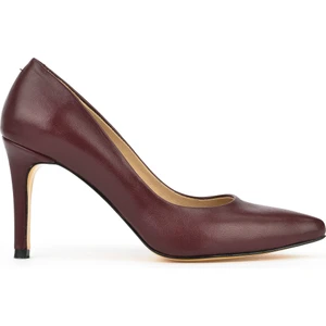 Kadın Deri Topuklu Ayakkabı 1431030Z4292 Bordo