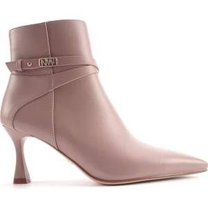 Nine West Tıno 4pr Krem Kadın Topuklu Bot