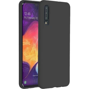 Samsung Galaxy A30S İnce Mat Silikon Kılıf Siyah