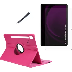 Samsung Galaxy Tab S9 Fe SM-X510 Kılıf Birebir Uyumlu Dönebilen Kılıf + Ekran Koruyucu + Kalem