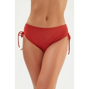 2513 Kiremit Yanı Büzgülü Ipli Bikini Altı