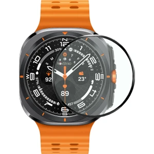 Novstrap Samsung Galaxy Watch 7 Ultra 47MM ile Uyumlu Ekran Koruyucu Nano Esnek Cam Tam Kaplayan Ppm