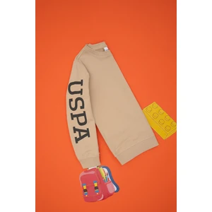 U.S. Polo Assn. Erkek Çocuk Kum Sweatshirt 50293643-VR085