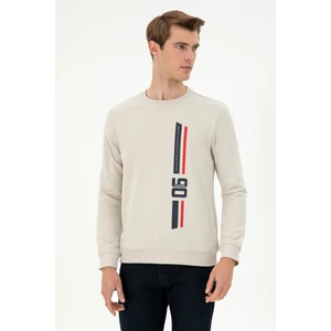 U.S. Polo Assn. Erkek Taş Sweatshirt 50293441-VR049