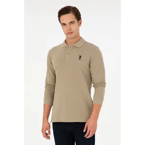 U.S. Polo Assn. Erkek Açık Haki Sweatshirt 50289062-VR183