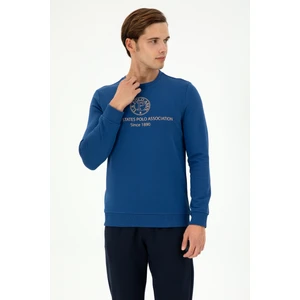 U.S. Polo Assn. Erkek İndigo Sweatshirt 50293424-VR028