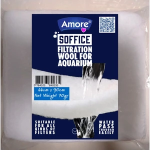 Akvaryum 70GR Silikonsuz Filtre Elyafı 66CM x 90CM Soffice