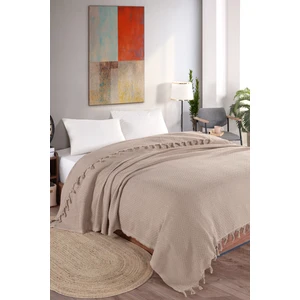 Assos 220X220CM Çift Kişilik Saçaklı Yatak Örtüsü | Çeyizlik | Hediyelik