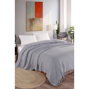 Assos 220X220CM Çift Kişilik Saçaklı Yatak Örtüsü | Çeyizlik | Hediyelik