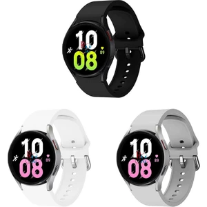Redmud Teknoloji Samsung Galaxy Watch 4 5 Pro 6 7 Seri 40 44MM Classic 42 43 45 46 47MM 3lü Set Silikon Kordon