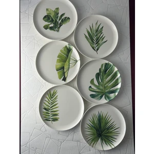 Güral Porselen Bilbao 6 Adet 21 Cm Düz Tabak