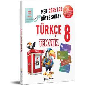 2025 LGS 8. Sınıf Türkçe Tematik Soru Bankası Sinan Kuzucu