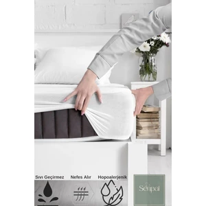 Micro-fitted %100 Sıvı Su Geçirmez Tek-çift Kişilik Full Kenar Çarşaf Yatak Alezi Koruyucu Çocuk 150x200 cm