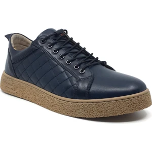 Goldbrand %100 Hakiki Deri Erkek Kışlık Rahat Günlük Casual Süs Bağcıklı Yeni Sezon Sneaker Ayakkabı 40-44