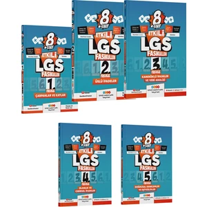 Etkili Matematik Yayınları 8. Sınıf Etkili LGS Fasikülleri 1-2-3-4-5 Fasikül Set