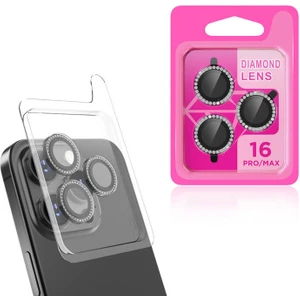 İ She iPhone 16 Pro Max Kamera Lens Koruyucu Taş Detaylı Cl-06