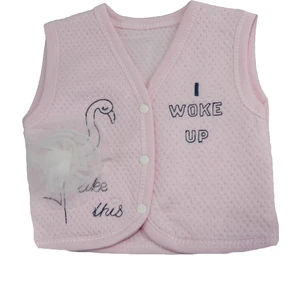 Nurcan Bebe Kuğulu Kapitone Yelek