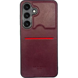 Piyasa Sepeti Samsung Galaxy A55 Kartlıklı Rich Boss Deri Kılıf