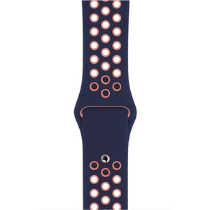 Apple Watch Series 3 42 MM Fileli Kordon Lacivert-Pembe
