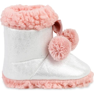 Civil Girls Kız Çocuk Panduf 21-25 Numara Ekru