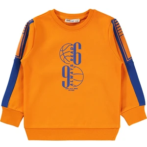 Civil Boys Erkek Çocuk Sweatshirt 2-5 Yaş Açık Oranj