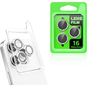 İ She Apple iPhone 16 Pro Max Lens Protector Cl-07 Kamera Lens Koruyucu