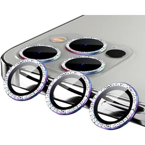 İ She iPhone 13 Pro Kamera Lens Koruyucu Taş Detaylı Cl-06